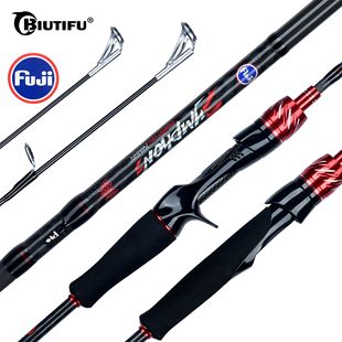 BIUTIFU Carbon Fishing Rod for Travelers - Fuji Lure Spinnin