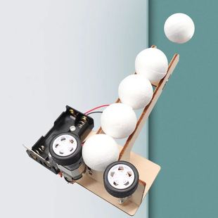 Electric Ball Pitching Machine Kits Kids DIY Science Toys Ch