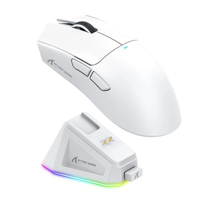 Attack Shark X11 Tri Mode Bluetooth Wireless Mouse With Char