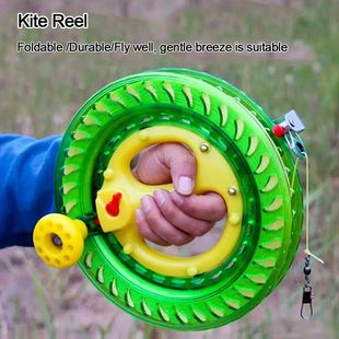 Kite Reel Winder Fire Wheel String Flying Handle Tool Twiste