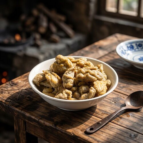 新鲜香酥猪油渣炒菜用饺子包子馅下酒菜猪肉粕干脂渣湖南醴陵特产 - 封面