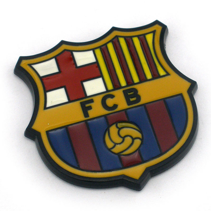 巴萨罗那车标红蓝战士