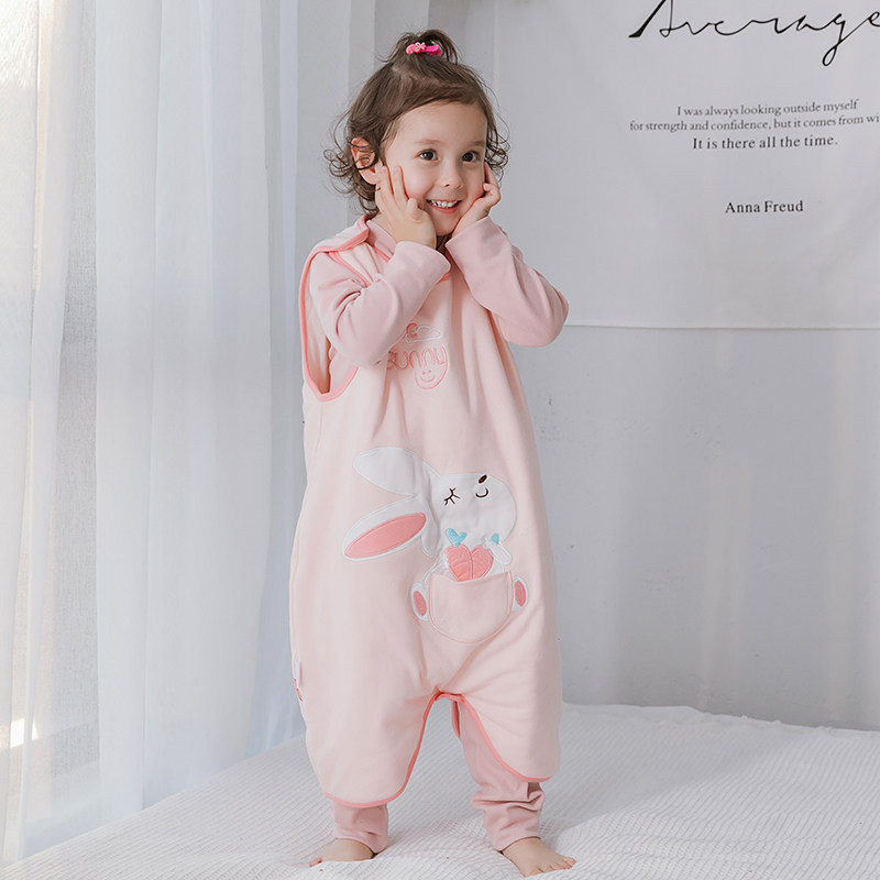 婴儿睡袋春秋冬款恒温宝宝背心式马甲护肚子新生儿童防踢被子神器