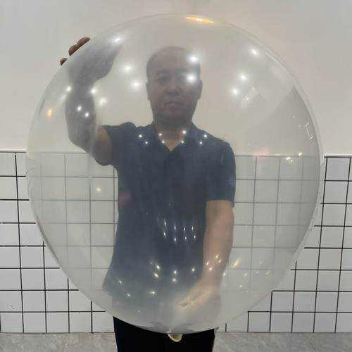 24寸彩色水晶气球派对婚礼庆典户外夜市大气球looner气球跨境