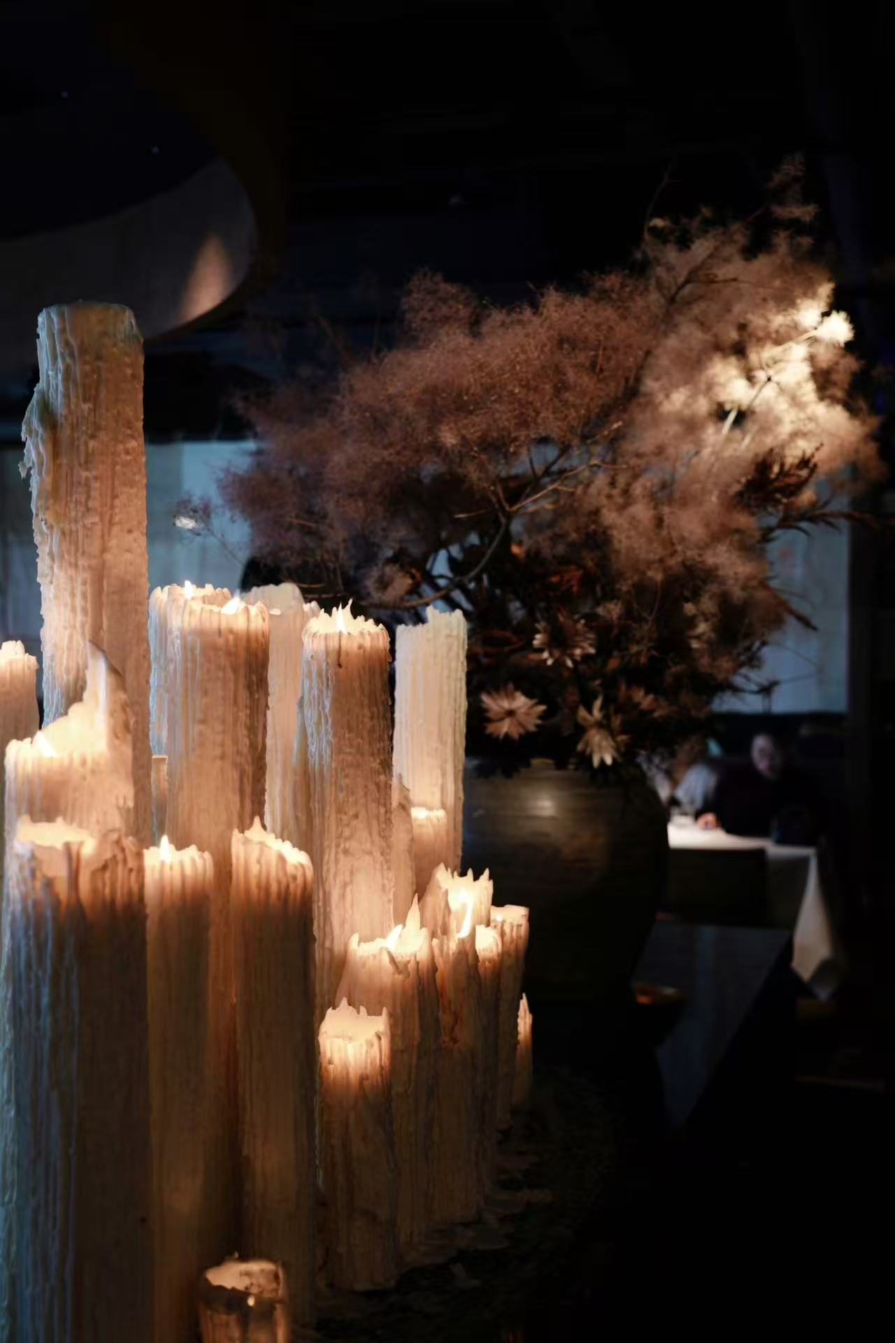 造型滴泪蜡烛尺寸大小颜色可定制