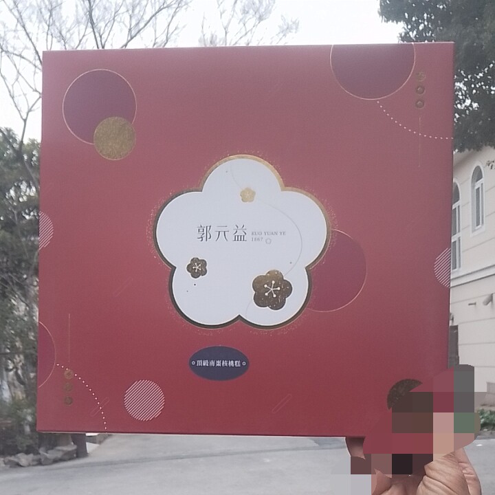 台湾特产郭元益糕点南枣核桃糕牛轧糖350g手工南枣