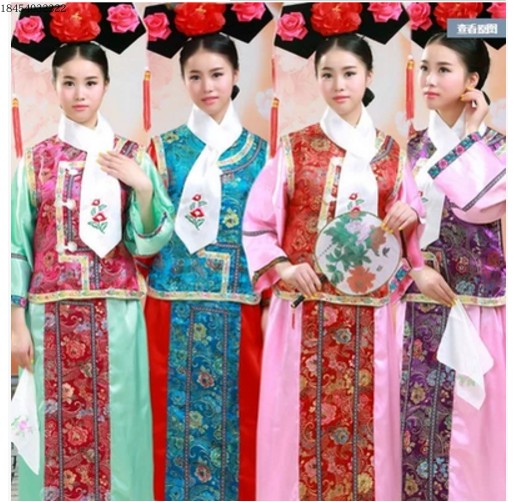 清朝还珠格格贵妃古代满族旗服