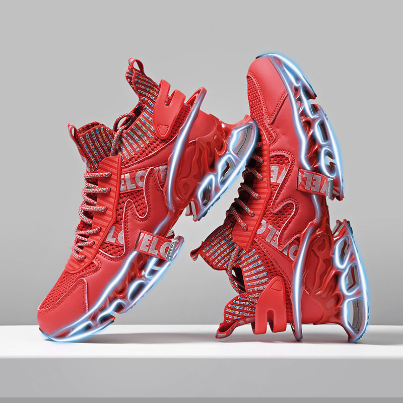 本命年马年喜庆过年穿刀锋男鞋红色45大码46高帮运动鞋休闲小红鞋,流行男鞋,网面鞋,淘宝优惠券,粉丝福利购,淘宝优惠卷