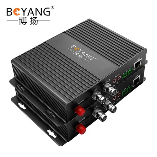 博扬 非压缩全高清HD-SDI视频光端机1路视频+网络+双向立BY-1HSY