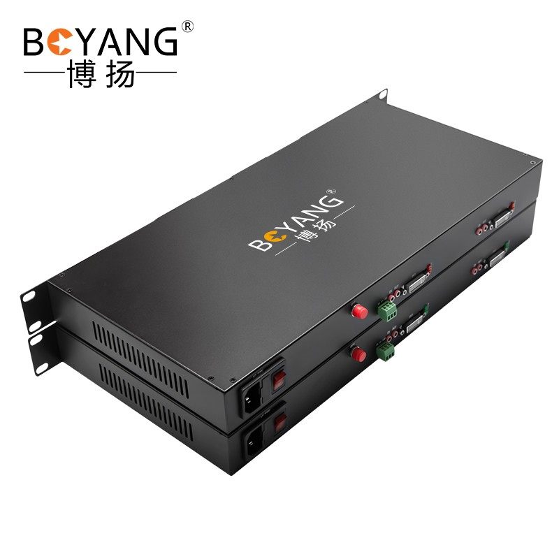 博扬 非压缩全高清DVI视频光端机2路视频+RS232双向数据  BY-2DR