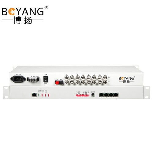 博扬（BOYANG）BY-8E1-4E-60KM PDH光端机8E1 8路2m+4路以太网FC