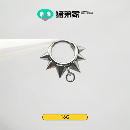 朋克铆钉环类项圈款可搭配