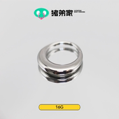 百搭复古粗环 CC猪弟家 16G 通勤耳环高抛光钛合金耳环耳骨环耳圈