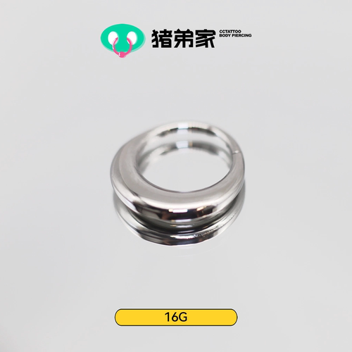 百搭复古粗环通勤钛合金耳环