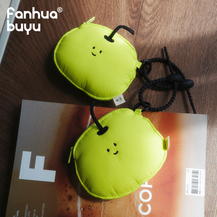 梵花不语防摔迷你可爱收纳包适用airpods4保护套华为4e拉链耳机包