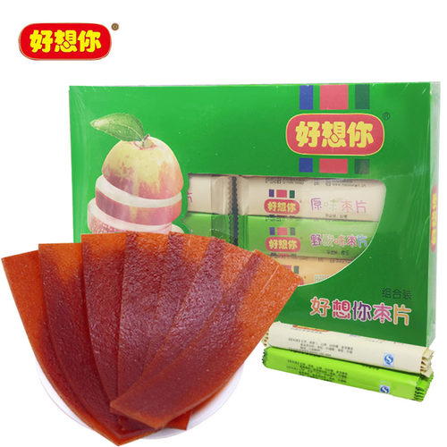 好想你枣片混合口味红枣礼盒装