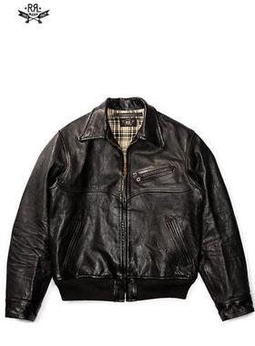 RRL衣酷 LEATHER JACKET美国高端复古DOUBLE RL【特价】