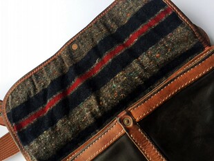 美国高端复古DOUBLE RRL衣酷 RRL复古男包单肩包真皮头层牛皮