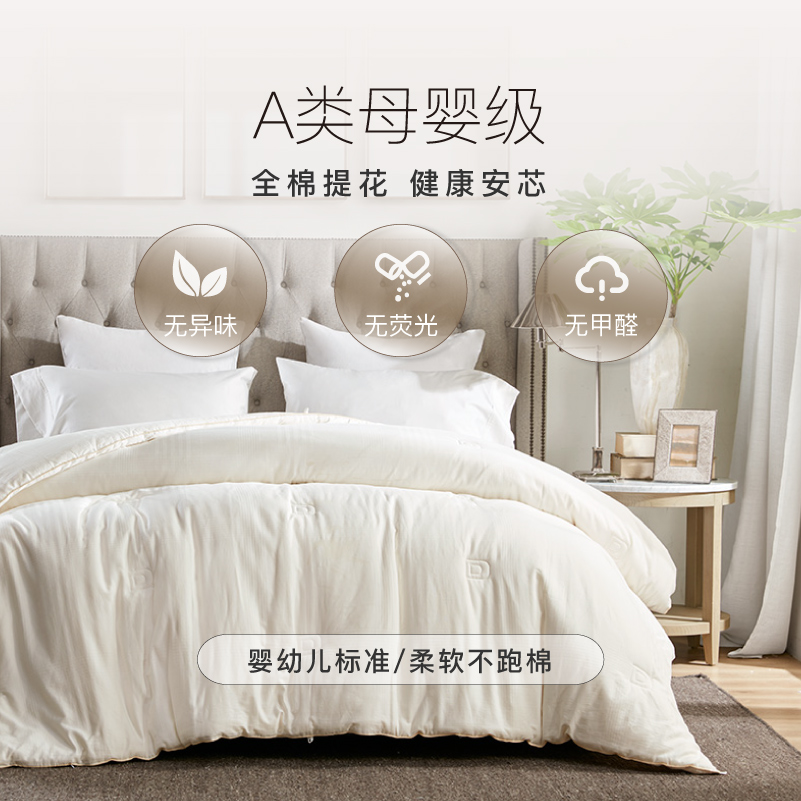 Harbor House大豆纤维春秋被加厚保暖四季通用被芯全棉被子Nature