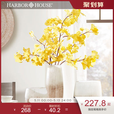 琥珀色玻璃harborhouse花瓶