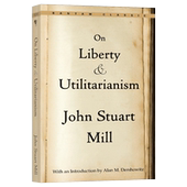 英文原版 John 经典 Utilitarianism Mill Liberty Stuart Bantam 文学书籍 and 论自由 进口原版
