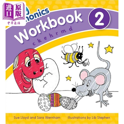 进口原版 *Jolly Phonics Workbook 2 NEW EDITION 快乐自然拼读练习册2 新版 英文原版 进口图书 教材教辅参考书   Jolly Learnin