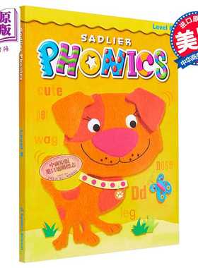 进口原版 *Sadlier Phonics StudentE LevelK GradeK 自然拼读学生书 幼儿园 英文原版 进口图书 低幼儿童英语启蒙   Sadlier