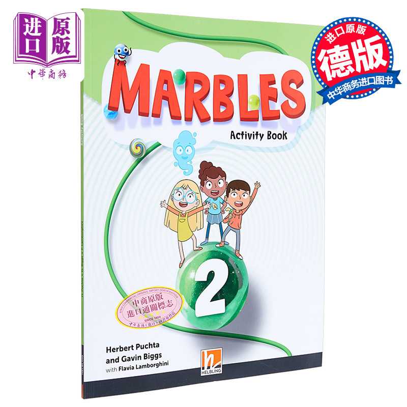 进口原版 *黑布林少儿英语课程 2级别 活动手册含在线资源A1/A1 剑桥YLE考试适用Marbles Activity Book 2  app  e-   HELBLING Pu