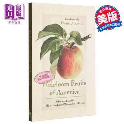 进口原版 *Heirloom Fruits of America 进口艺术 美国的传水果：美国农业部水彩果树收藏选集   Heyday