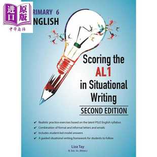 进口原版 *小学六年级英语情境写作得分攻略 评分拆解+高频模板+范文 P6 English Scoring the AL1 in Situational    CPD Singapo