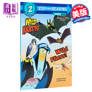 阅读进阶2级：动物兄弟野生动物 Step Dlx 进口原版 儿童科普 Random Reading2：Wild 英文原版 Into Hous Fliers 平装 Sir