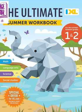 进口原版 *美国IXL 终极暑期练习册 1-2年级 英文原版 IXL Ultimate Summer Workbook For the Summer Between Grad   IXL Learnin