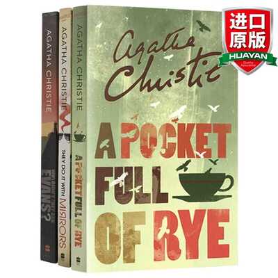 进口原版 英文原版 马普尔小姐探案第四季3册套装 Miss Marple 阿加莎系列惊悚悬疑侦探推理小说   HarperCollins