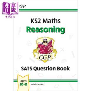 推理 SATS Book CGP 进口原版 KS2 11岁 含答案英文原版 Maths New 新KS2数学SATS问题书 Question 英国CGP教辅