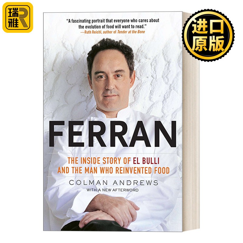 进口原版 英文原版 Ferran 费兰 牛人的内幕故事和重新发明食物的人 西班牙美食食谱 传记 Colman Andrews 英文版 进口英语原版