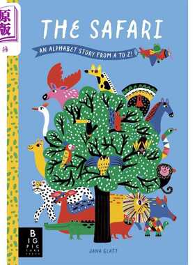 进口原版 *草原 Jana Glatt The Safari 英文原版 早教认知 亲子读物 儿童绘本 图画故事书 精装精品绘本 进口童书    Big Picture