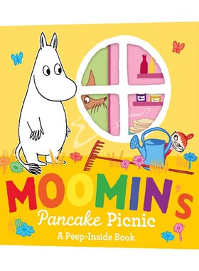进口原版 英文原版绘本 Moomin’s Pancake Picnic Peep-Inside 姆明的煎饼野餐 纸板书 英文版 进口英语原版书籍   Puffin