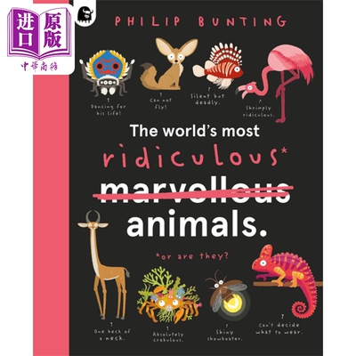 进口原版 *世界上可笑的动物英文绘本 The Worlds Most Ridiculous Animals 原版儿童科普绘本 7到12岁   Happy Yak