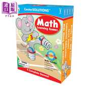 Math 数学学习益智游戏盒 Carson Learning 四个完整游戏 美国CarsonDellosa Games 进口原版 7岁 Dellosa