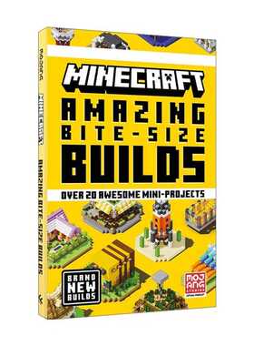 进口原版 Minecraft Amazing Bite Size Builds 我的世界 迷你建筑指南 新版 精装 英文版 进口英语原版书籍 英文原版 Farshore