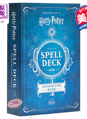 进口原版 *Harry Potter Spell Deck and Interactive Book of Magic 英文原版 哈利波特 咒语和互动书 Donald Lemk   Running Pre