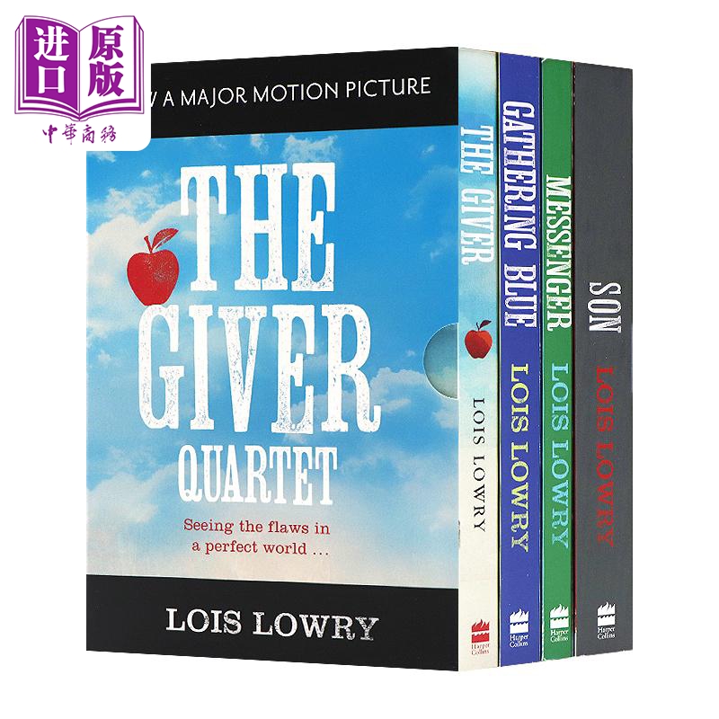 进口原版 *记忆传授人四部曲盒装 The Giver Boxed Set 英文原版 纽伯瑞金奖 儿童文学小说 Lois Lowry 青少年课外   Harper Colli