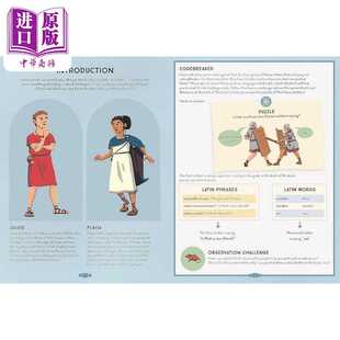 Plot 进口原版 Nosy 进口 the 古罗马谜题 人文百科历史读物 英文原版 Against Emperor 儿童科普绘本 惊险冒险故事 Crow The