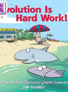 进口原版 *桥梁漫画 海中笑潭5 Evolution Is Hard Work 英文原版进口 幽默笑话漫画 英文漫画故事 青少年读物 Jim    Andrews McM