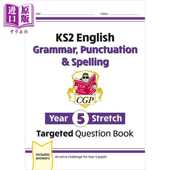 Challenging English Punctuation&Spelling Targeted Grammar KS2 Stretch Book 进口原版 Grou Question Coordination Year