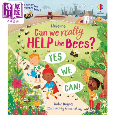 进口原版 *Can we really help the bees? 我们怎样帮助蜜蜂？ 英文原版 进口图书 儿童科普绘本 少儿百科知识图书    Usborne Pub