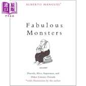 Monsters Fabulous 超人等文学友人 Superman and Dracula Alice 进口原版 英文原版 Univer 迷人怪物 爱丽丝 Othe Yale 德古拉
