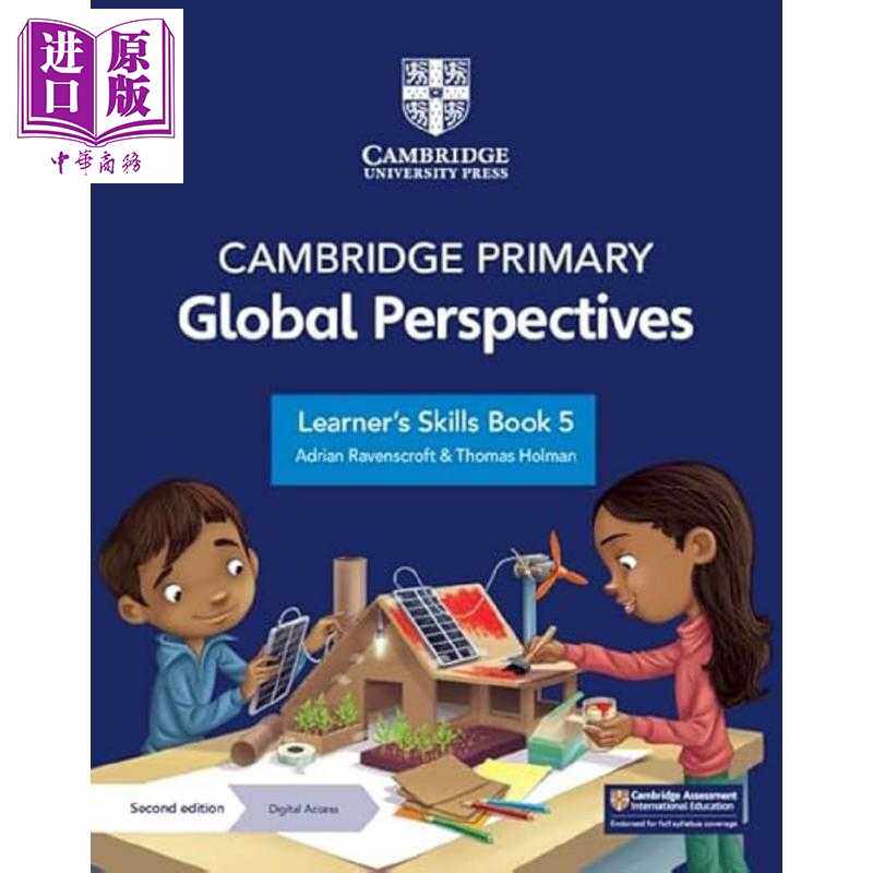 进口原版 *剑桥小学全球视野学生技能手册5 含1年电子资源 Cambridge Primary Global Perspectives Learners Skill   Cambridge U