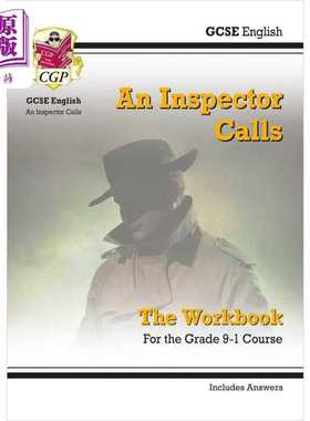 进口原版 *英国CGP GCSE English - An Inspector Calls Workbook (includes Answers)   CGP