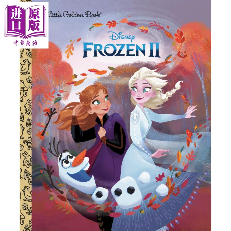 进口原版 *Frozen 2 Little Golden Book 小金书：冰雪奇缘2 英文原版 进口原版 2岁到5岁 儿童图画书 Nancy Cote   Random House